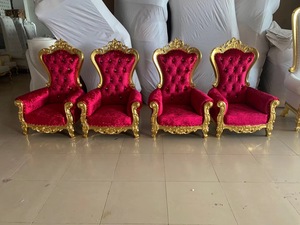 Fête de mariage événement banquet enfants enfants roi <span class=keywords><strong>chaise</strong></span> du trône - Product Image 4