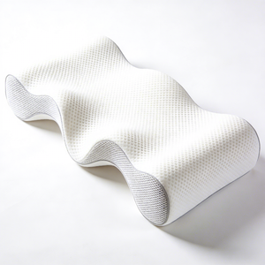 Cuscino in Memory Foam per Alleviare l'Insonnia, Cuscino Cervicale Traspirante a Lento Ritorno, Supporto Ortopedico - Product Image 1