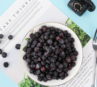 Blueberry Beku Kering Alami Grosir Bentuk Dadu 3mm Camilan Kemasan Besar