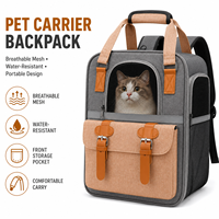 Sac à dos pliable et imperméable pour animaux de compagnie, sac de voyage respirant pour chat et chien, sac à dos de transport pour petits chiens, vente en gros