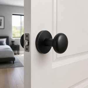 Modern Minimalist Ball-Style Passage <strong>Door</strong> Lock Round <strong>Knob</strong> for Interior <strong>Doors</strong> - Product Image 6