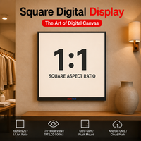 Écran d'affichage publicitaire LCD intelligent en métal, écran numérique pour centre commercial, magasin de détail, promotion