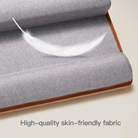 Support d'ordinateur portable pliable en bois avec coussin, support pour tablette et téléphone, plateau de lit pour la maison et le bureau (vente en gros)