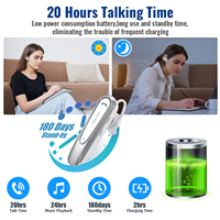 Casque Bluetooth Mono pour Entreprise Link Dream BT5.0 CVC8.0 avec Réduction de Bruit, Écouteur Bluetooth Sans Fil pour Appels en Voiture