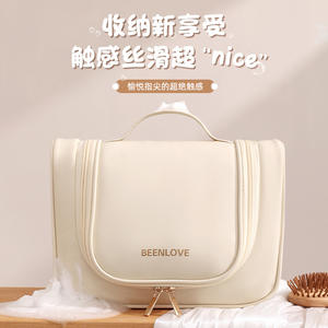 Trousse de maquillage Beenlove Off White, sac de voyage suspendu pour organiser les cosmétiques lors de vos voyages - Product Image 5