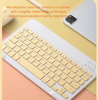 Combo Clavier et Souris Macaron Durable OEM/ODM pour iPad/Tablette, 10/7,9 Pouces, Autonomie de 30 Jours, Switch Ciseaux, Multicolore