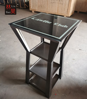 Meubles de bar en acier inoxydable antirouille de haute qualité Table haute pour boîte de nuit Bar Lounge Pub