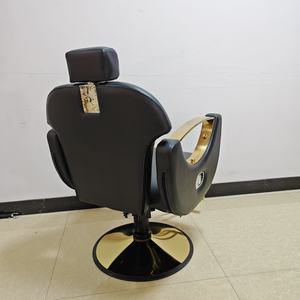 Black Reclining Barber Chair With Adjustable Headrest Salon Beauty Chair for Spa Furniture - Product Image 5