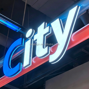 Enseigne publicitaire tridimensionnelle en acrylique, mini, éclairée à l'avant et à l'arrière, avec des <span class=keywords><strong>mots</strong></span> simples et modernes, pour les petites entreprises et les magasins - Product Image 2