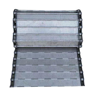 304 כבד 316 נירוסטה רשת חוט פלדה מחורר גיליון שרשרת קישור לוח מסוע חגורה לקירור פחם יכול - Product Image 5