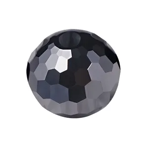 SICGEM 2MM New Shape Black round Beads Wholesale Priced Moissanite Ball for Jewelry Making Loose Gemstone GRA Certification