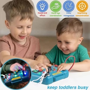 Planche de travail à LED <span class=keywords><strong>pour</strong></span> tout-petits Planche d'activité sensorielle Montessori <span class=keywords><strong>Jouet</strong></span> lumineux avec interrupteur Planche de travail électrique <span class=keywords><strong>Jouet</strong></span> d'apprentissage éducatif précoce - Product Image 3