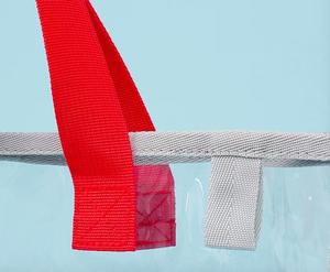 Sac à main transparent en PVC de style jelly, petit sac carré, sac fourre-tout personnalisé en PVC transparent, sac à bandoulière en plastique - Product Image 3