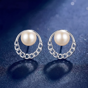 Élégantes boucles d'oreilles pendantes en cuivre avec nœud en ruban et perle coquillage, bijoux de luxe en zircon pour femme, cadeau de mariage ou de mariée - Product Image 5