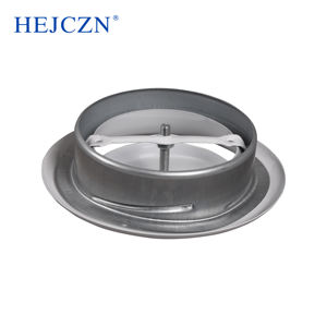 Conduit mural de Ventilation sortie de climatisation extérieure ajuster soupape à disque capot circulaire Hvac évent rond <span class=keywords><strong>pour</strong></span> Hvac - Product Image 3