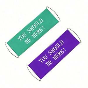 Bannière déroulante personnalisée en PET de qualité supérieure, 24*70cm, 17*50cm, simple ou double face, réglable, pliable, séchage rapide - Product Image 3