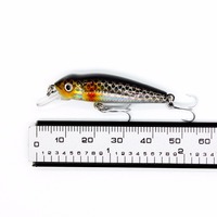 AOCLU Appât Dur Mini Minnow Flottant Wobbler 40mm 2.1g Profondeur de Plongée 0.5m Leurre de Pêche Tackle Japon Qualité