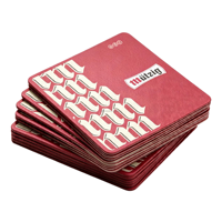 Papier absorbant jetable carré pour boissons, personnalisé avec un design créatif imprimé par sublimation thermique, cadeaux promotionnels pour bars et pubs