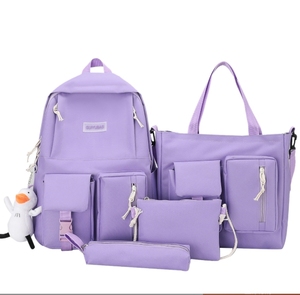 ODM/OBM Hot Sale Waterproof 4-Pieces Student Shoulders Bag Back to School Bags Backpack Set for Girl - Product Image 1