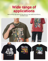 Locor A3 DTG Camiseta Prendas de vestir Ropa Plotter Impresora Máquina de impresión Imprimir directamente en ropa de algodón