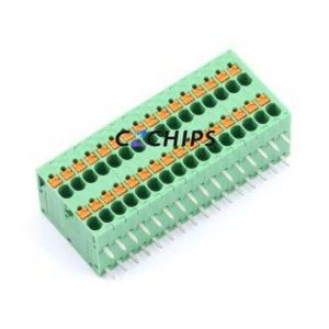 1860280 Spring Terminal Block Through hole Component (THT),P=3.5mm Connector 3.5mm Green Through Hole 32P - Product Image 1