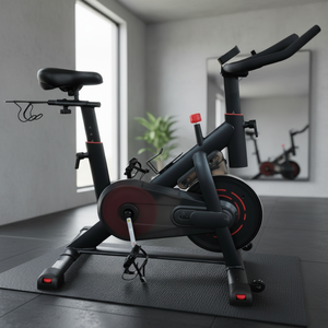TODO-Bicicleta de ciclismo para interiores, <span class=keywords><strong>bici</strong></span> giratoria con volante de inercia de 13kg, control magnético, freno de fricción para aplicación <span class=keywords><strong>Bluetooth</strong></span>, hecha de acero - Product Image 1