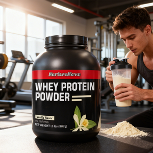 OEM özel etiket yüksek kaliteli vanilya peynir altı suyu Protein tozu Protein hizmet başına 2lb şişe beslenme Fitness takviyesi - Product Image 4