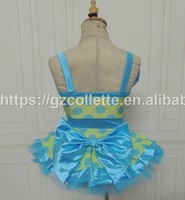 Robe de ballet de style occidental pour filles, tenue de danse pour spectacle enfantin avec tutu, costume de scène, justaucorps, robe de ballet avec tutu