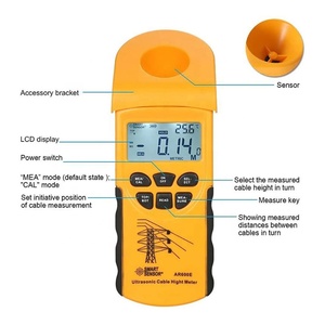 SMART SENSOR Máy Đo Chiều Cao Cáp Siêu Âm AR600E Máy Đo Chiều Cao Cáp Siêu Âm Đo Lường 3 Đến 23M Màn Hình LCD 6 Dây Cáp - Product Image 3