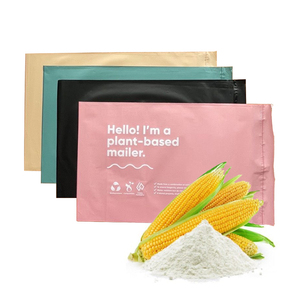 Plant Based biodegradable compostable plastic postage clothing packaging polymailer shipping envelopes custom poly mailing bags