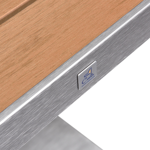 Coets chải nhôm sân thượng nhà hàng đặt bàn ghế ngoài trời cho sân vườn - Product Image 4