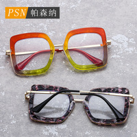 Lunettes de soleil carrées sans monture, style rétro classique, surdimensionnées, rouge, anti-lumière bleue, protection UV, unisexe