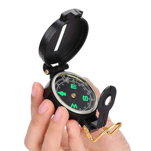 Camping impermeable multifuncional brújula prismática avistamiento ingeniero direccional Lensatic reloj geología clinómetro puntero - Product Image 5