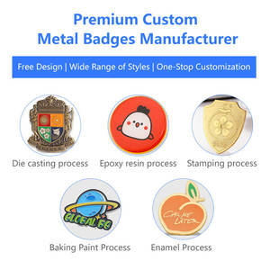 شارة المينا بتصميم مخصص من الفولاذ المقاوم للصدأ للحفر بالليزر شارة شعار مخصص شارة الخشخاش - Product Image 3