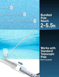 <span class=keywords><strong>Aspirateur</strong></span> à feuilles de <span class=keywords><strong>piscine</strong></span> <span class=keywords><strong>rechargeable</strong></span> KOKIDO, puissance moyenne, autonomie de 75 minutes, filtre à débris surdimensionné <span class=keywords><strong>pour</strong></span> piscines enterrées/<span class=keywords><strong>hors</strong></span> <span class=keywords><strong>sol</strong></span> - Product Image 6