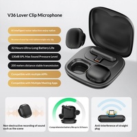 Nouveau microphone cravate sans fil à condensateur avec réduction de bruit IA, fixation magnétique omnidirectionnelle pour Android Type-C Live