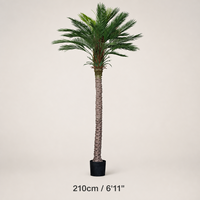 Künstliche Areca-Palme aus PE in 3 Größen, Dekorativer Kunstbaum für Wohnzimmer, Büro, Lobby, Hotel-Eingang und Ausstellungsbereich
