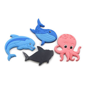 מקרר גומי מצופה מקרר מגנטים דגים Kawaii ים קריקטורות חיות ים מגנט למקרר - Product Image 1