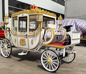 Carruaje eléctrico cerrado europeo de conducción autónoma para celebraciones de bodas al aire libre - Product Image 2
