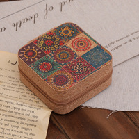 Boîte à bijoux de voyage compacte en cuir PU avec fermeture éclair, étui de rangement de luxe pour bijoux, coffret cadeau en cuir – Grande Vente