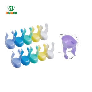 <strong>Dental</strong> Plastic Disposable Mixing Bowl Cup Tray Finger <strong>Ring</strong> Type <strong>Prophy</strong> Dappen Dish