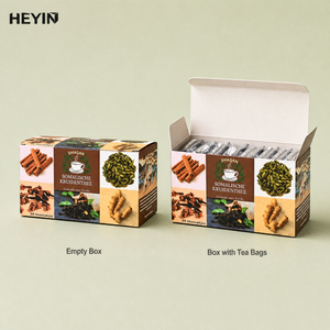 Scatola Pieghevole in Cartone Personalizzata, Stampa a Colori per Confezioni di Tè, Bevande alle Erbe, Confezione <span class=keywords><strong>Regalo</strong></span> con Dimensioni Personalizzate - Product Image 2