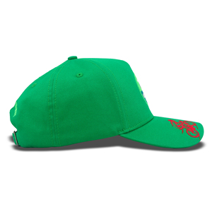 Casquette de baseball sportive 5 panneaux en coton brodé 100 % coton Tcap China, style streetwear, logo personnalisé, lettre, boucle ajustable argent/cuivre - Product Image 4