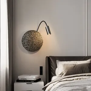 الجملة الجديدة وصول التصميم الحديث التحكم باللمس الذكية قراءة مصباح الحائط لجانب السرير