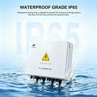 Boîtier de Combinaison AC pour Chaînes de Panneaux Solaires Série HTDB-PV IP65 (4 disjoncteurs AC 2P + 1 ATS 2P + SPD + Protecteur de Tension + Presse-étoupe DB WSPN)