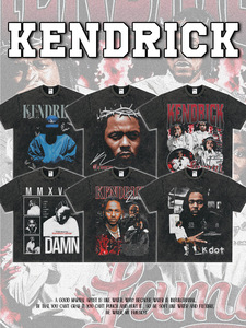 Felpa girocollo da uomo Kendrick Lamar DAMN con grafica fronte-retro in seta/cotone, 280g, pesante, collo piccolo, oversize, vintage - Product Image 3