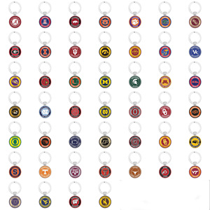 MLB chính giải đấu Câu Lạc Bộ bóng chày Jewel kim loại Keychain MLB vận động viên Logo mô hình Keychain - Product Image 4