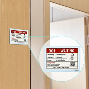 Affichage multi-langues à angle de vision de 180°, écran E-Ink 3 couleurs de 11,6 pouces, plaque signalétique pour hôpital, affichage de signalisation. - Product Image 1