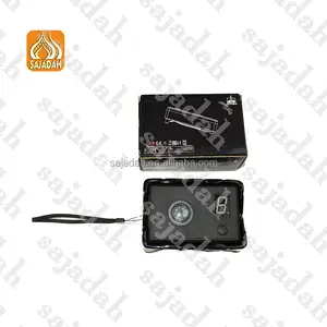 Harga pabrik grosir XY919 Sajadah Muslim set hadiah Muslim alas doa elektronik portabel konter raket dengan kompas