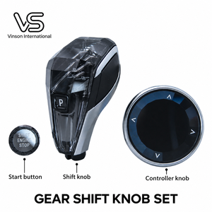 Ensemble de trois pommeaux de vitesse style cristal pour BMW Série 3 G20 G28 LHD 2020-2022 - Product Image 1
